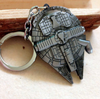 Star Wars Millennium Falcon Metal Keychain